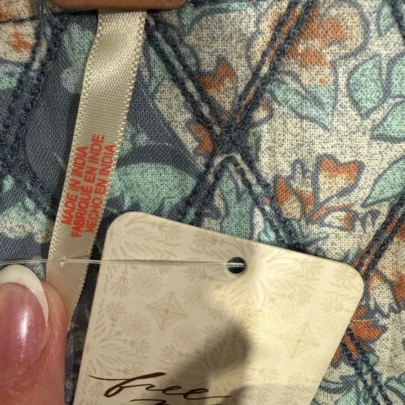 NWT Free People Quilted Floral Mini Skirt NWT | Boho Size Small - Picture 4 of 11